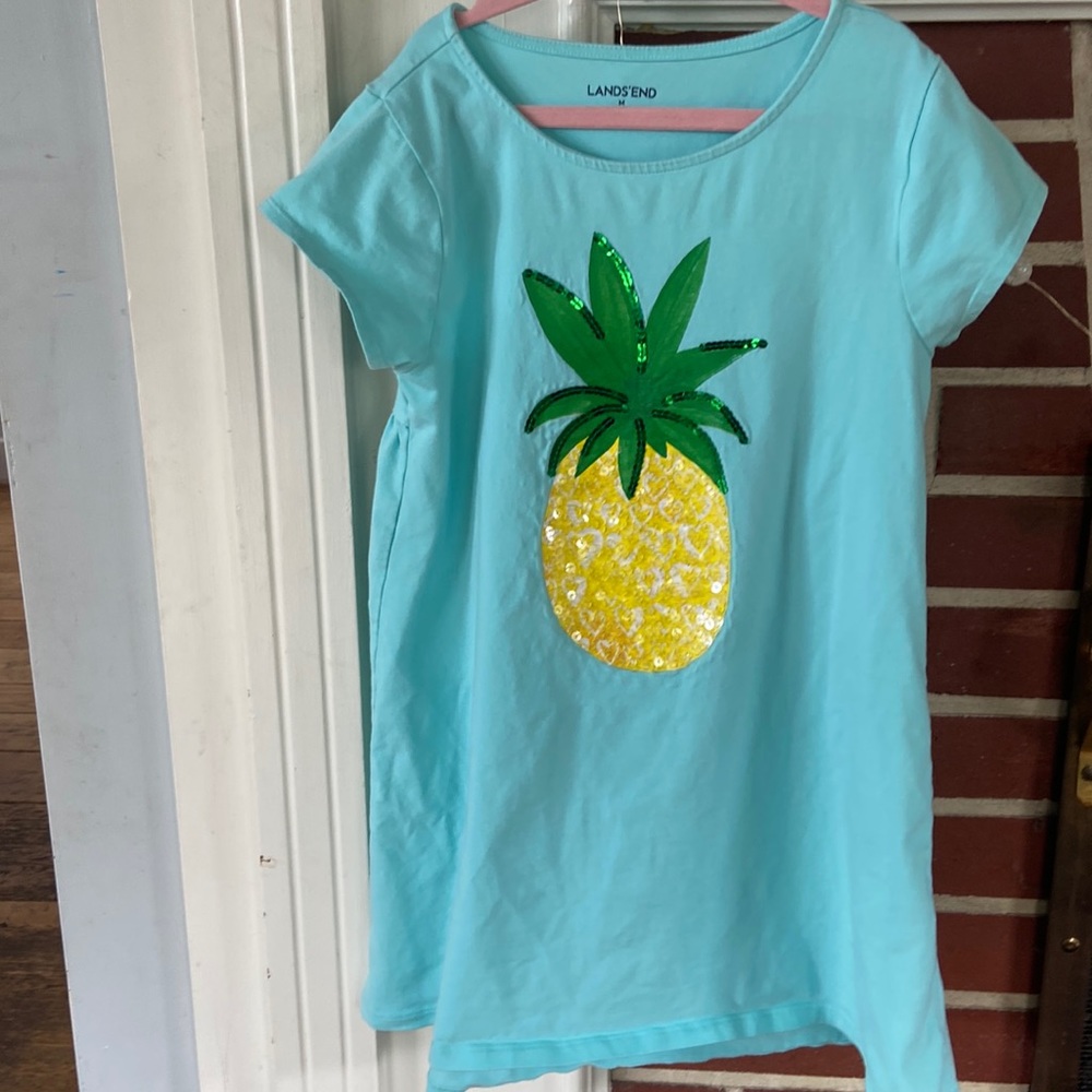 Cute teal Lands End dress size 10/12